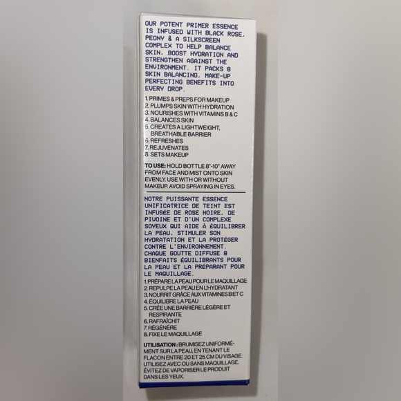 NIB Smashbox photo finish revitalize 8-in-1 primer essence black rose silkscreen - Picture 3 of 7